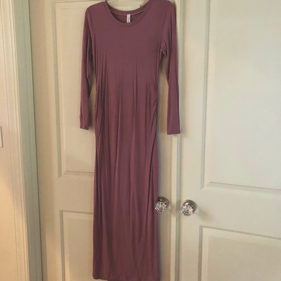 🤰🏻Mauve maternity maxi - Picture 1 of 5